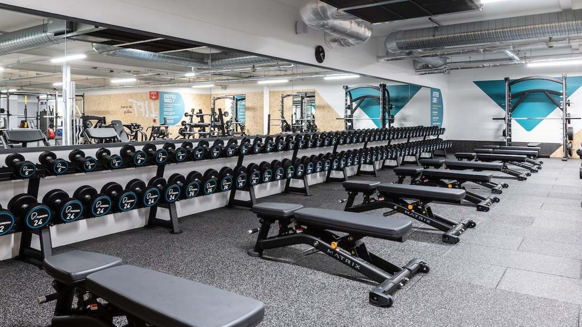 The gym at PureGym Bath